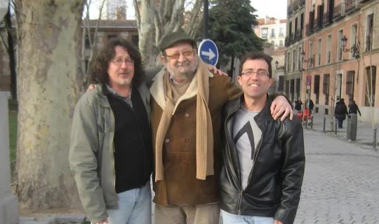 Jesús Martínez y Eduardo L. Prieto preparador de Lengua