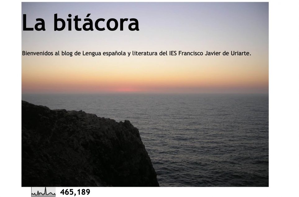 Bitácora de Uriarte. Preparador de Lengua. Eduardo L Prieto